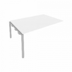 Проходной наборный элемент переговорного стола Metal System Б.ППРГ-5 Белый/Серый