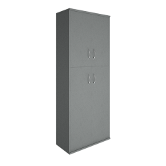 Шкаф высокий широкий Riva А.СТ-1.8 Серый